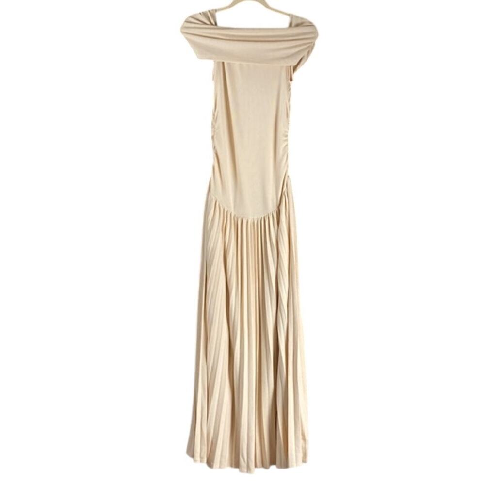 Lioness women's "Field of Dreams" maxi dress w/pleated skirt